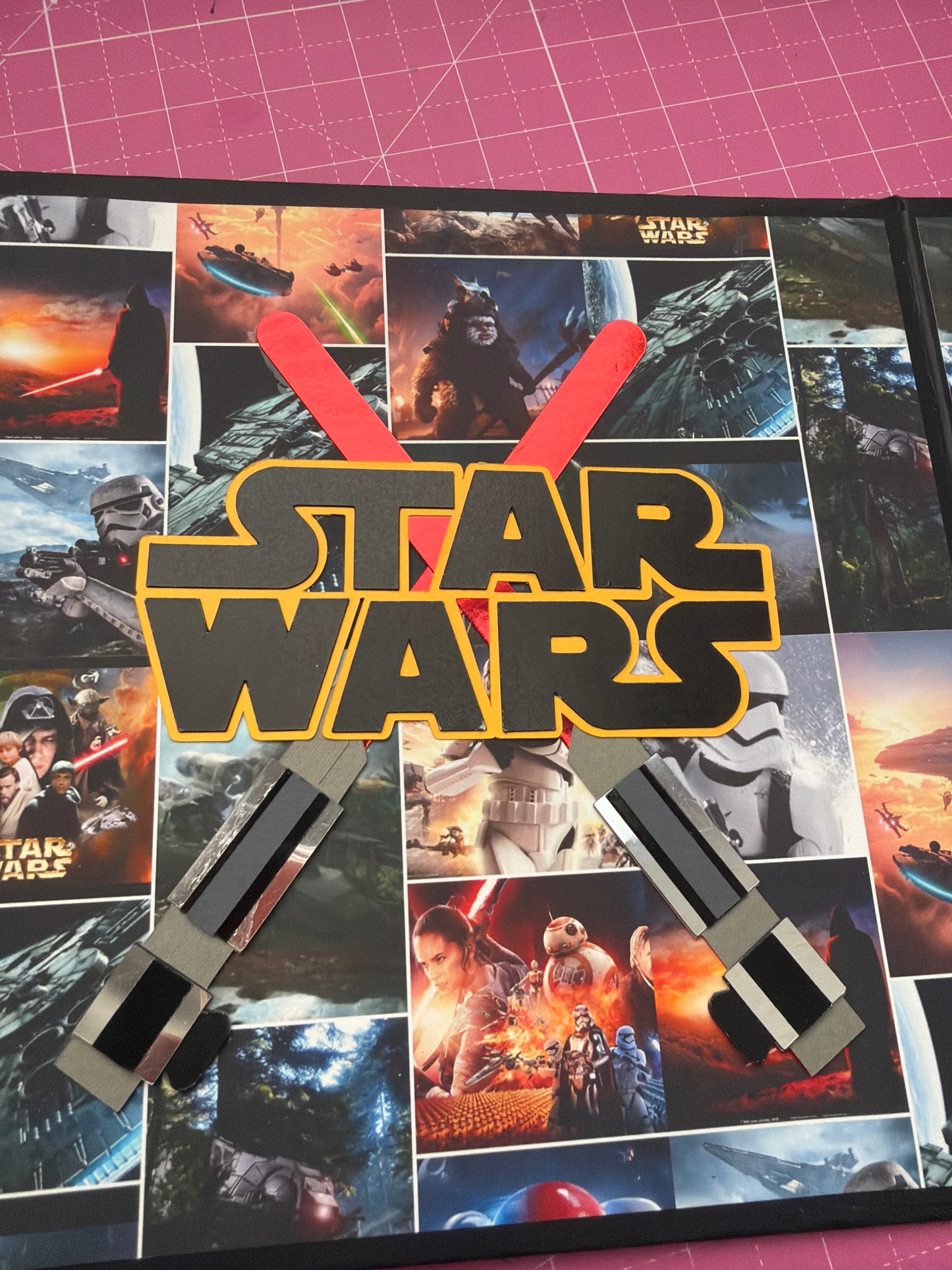 Star Wars Layered SVG & PNG Cut File