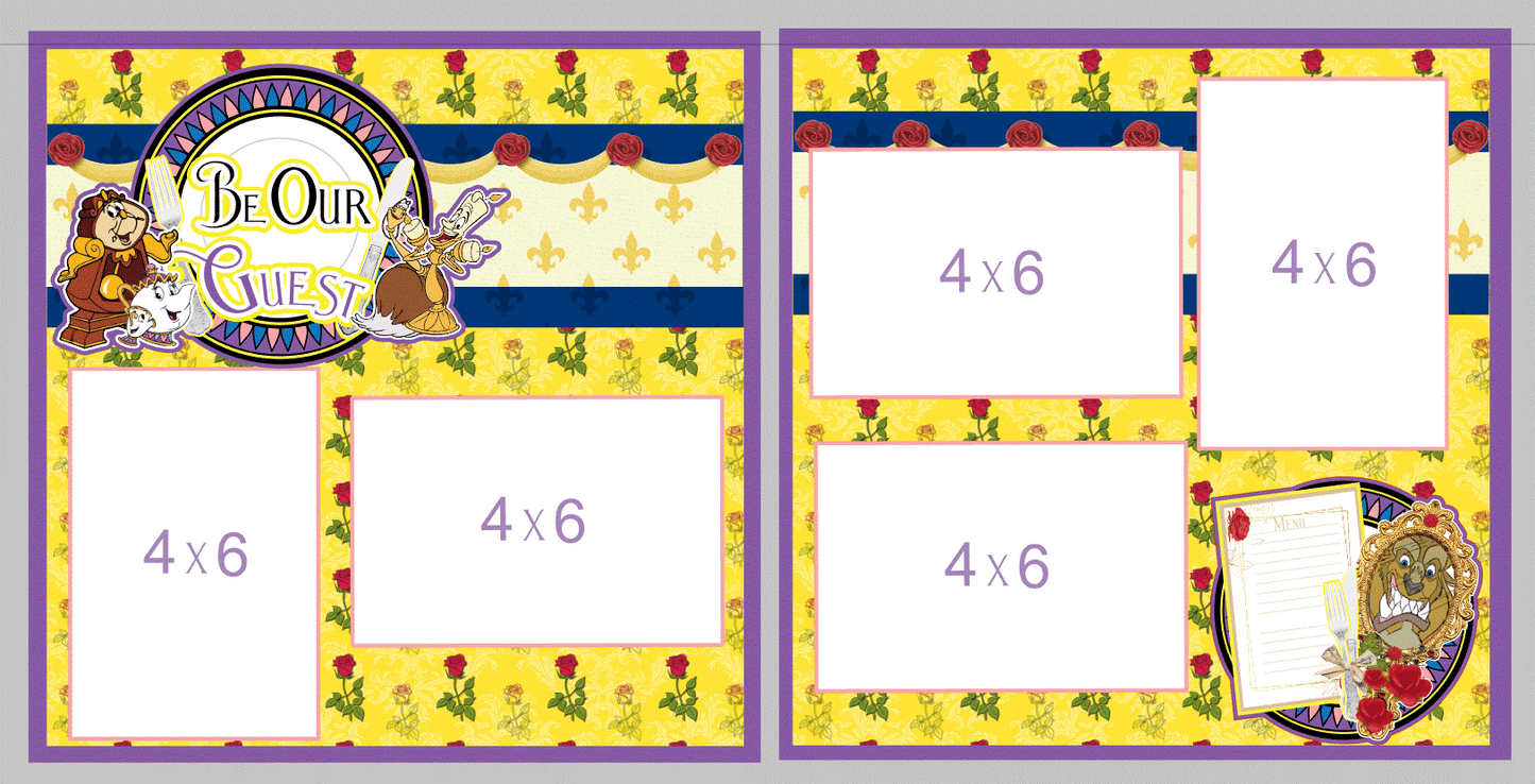 Be Our Guest- Print & Cut File – PNG Format