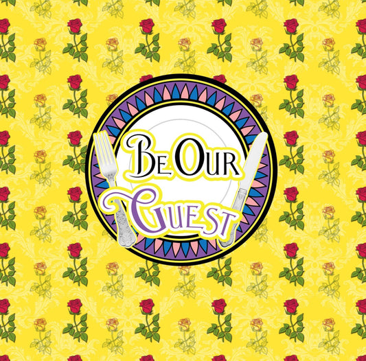 Be Our Guest- Print & Cut File – PNG Format