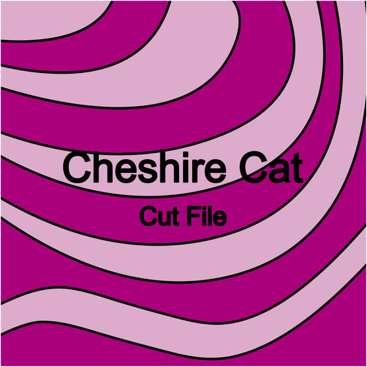 Cheshire Cat SVG - Layered Cut File