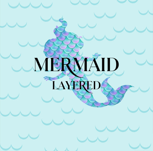 Mermaid Layered Cut File