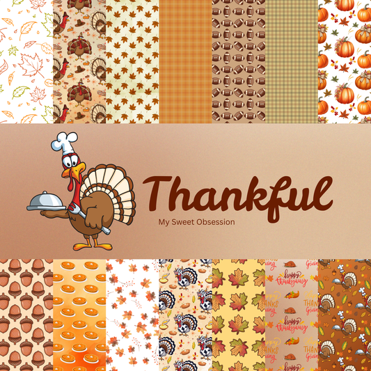 Thankful – Fall Digital Paper Collection