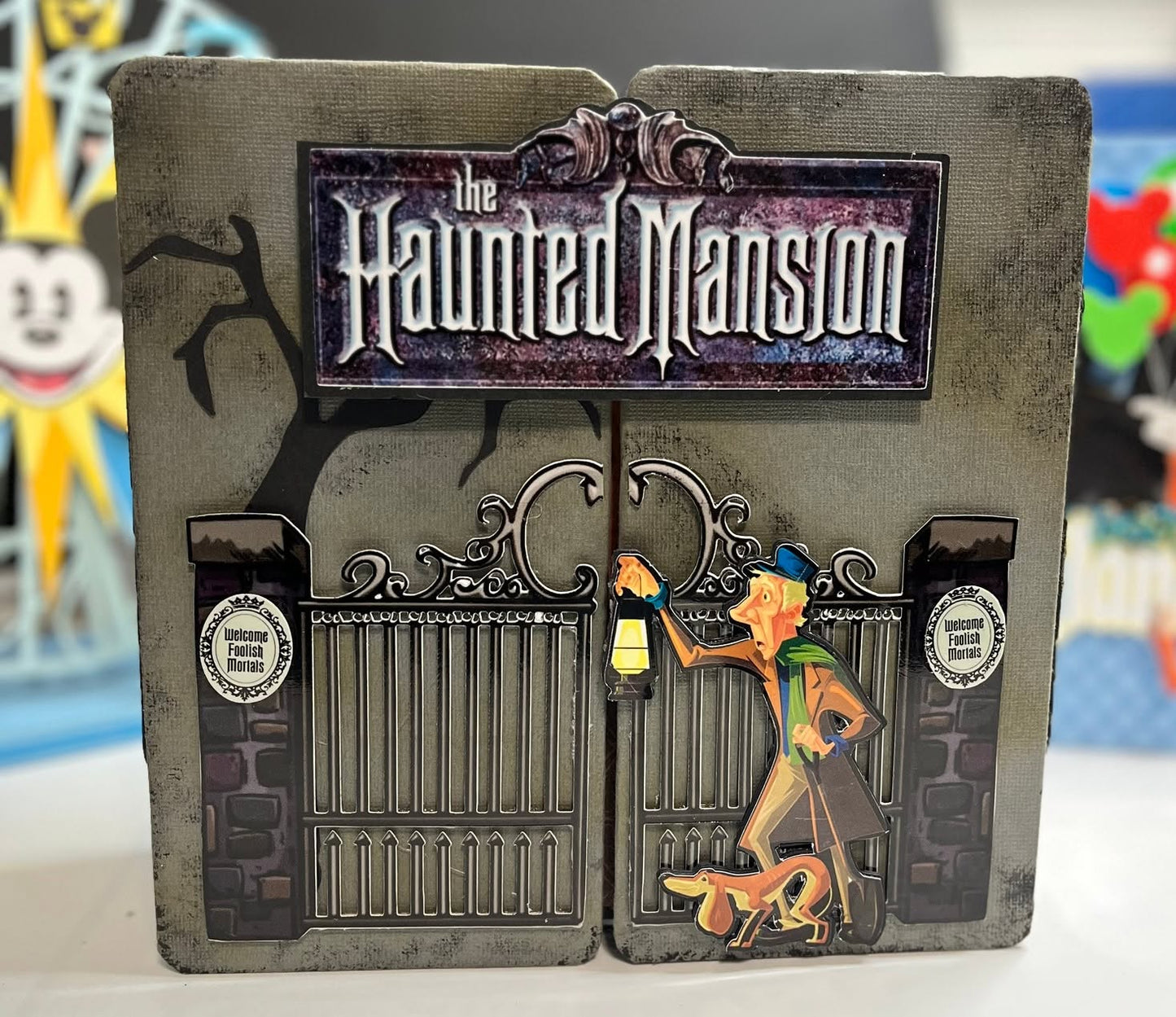 Haunted Mansion Scrapbook Album Tutorial