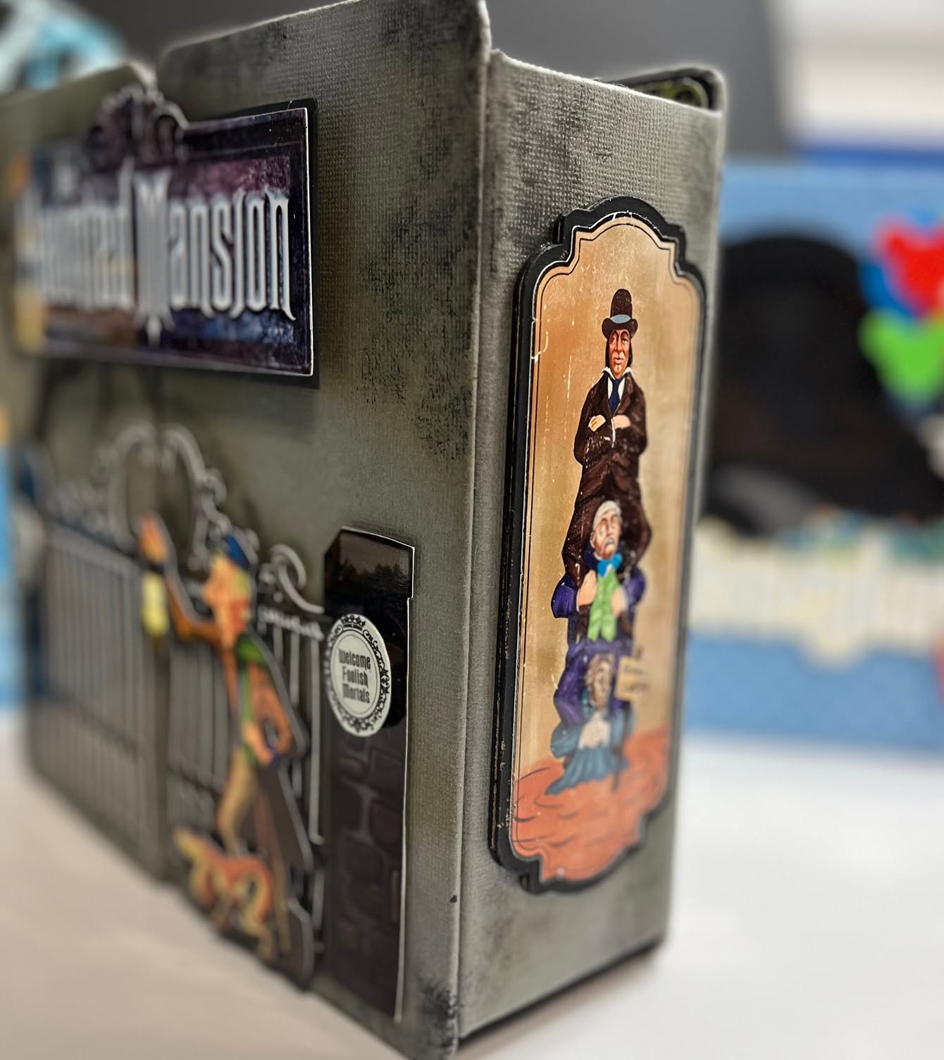 Haunted Mansion Scrapbook Album Tutorial