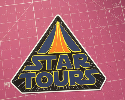 Star Tours Layered SVG & PNG Cut File