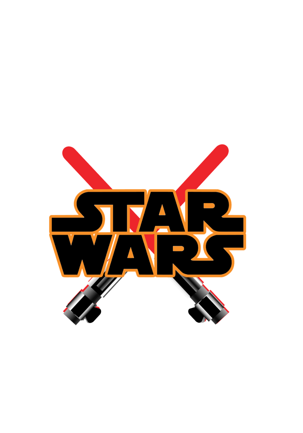 Star Wars Layered SVG & PNG Cut File