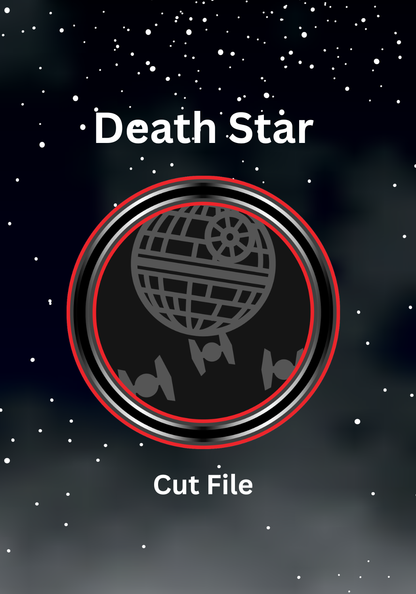 Death Star Layered SVG & PNG Cut File