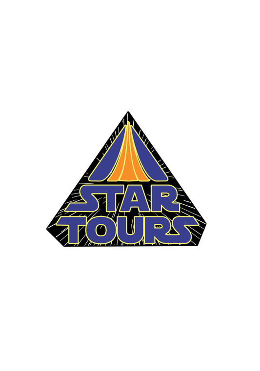 Star Tours Layered SVG & PNG Cut File