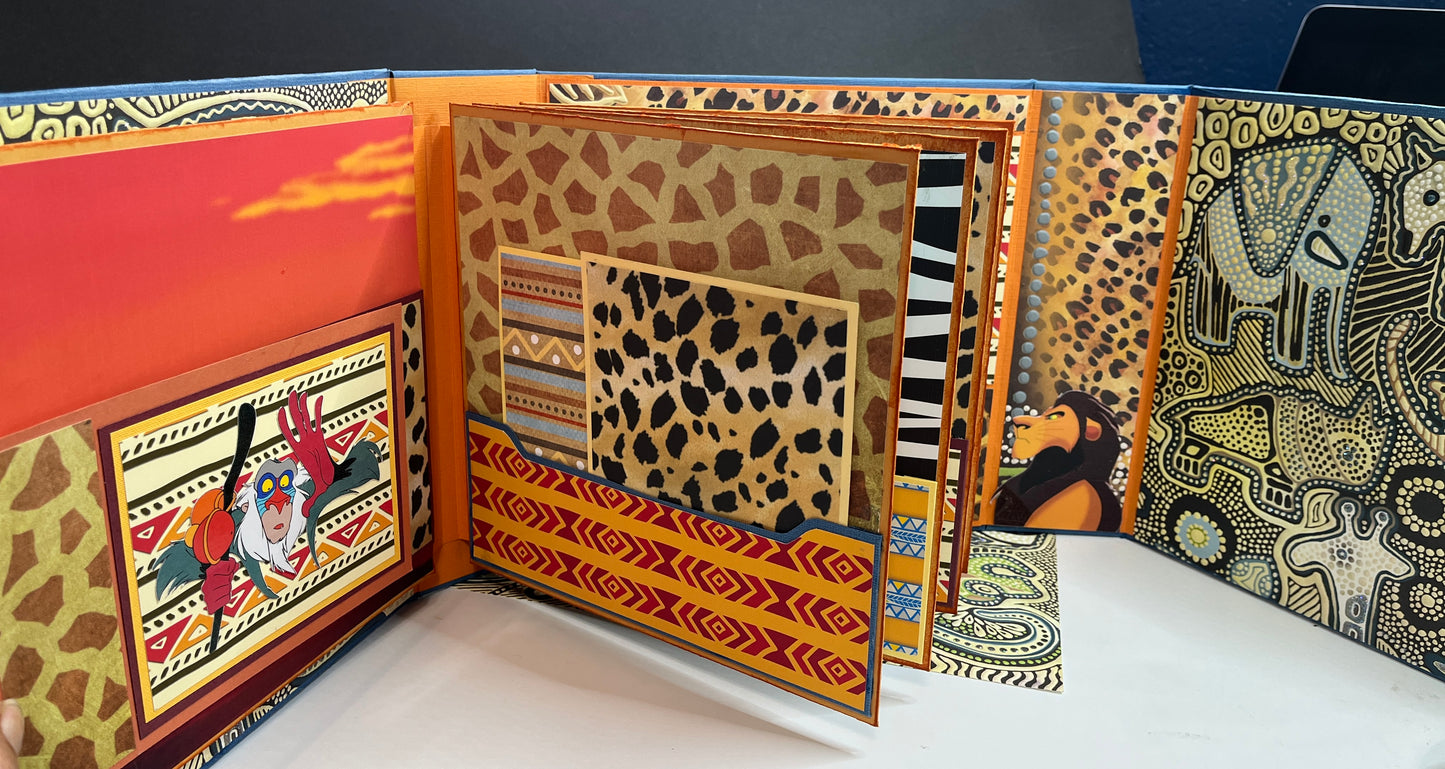 Lion king Safari Adventures - Scrapbook Tutorial
