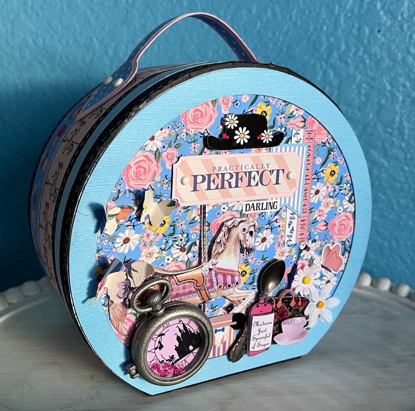 Practically Perfect - Hat Box and Mini Scrapbook Tutorial