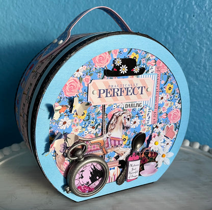 Practically Perfect - Hat Box and Mini Scrapbook Tutorial