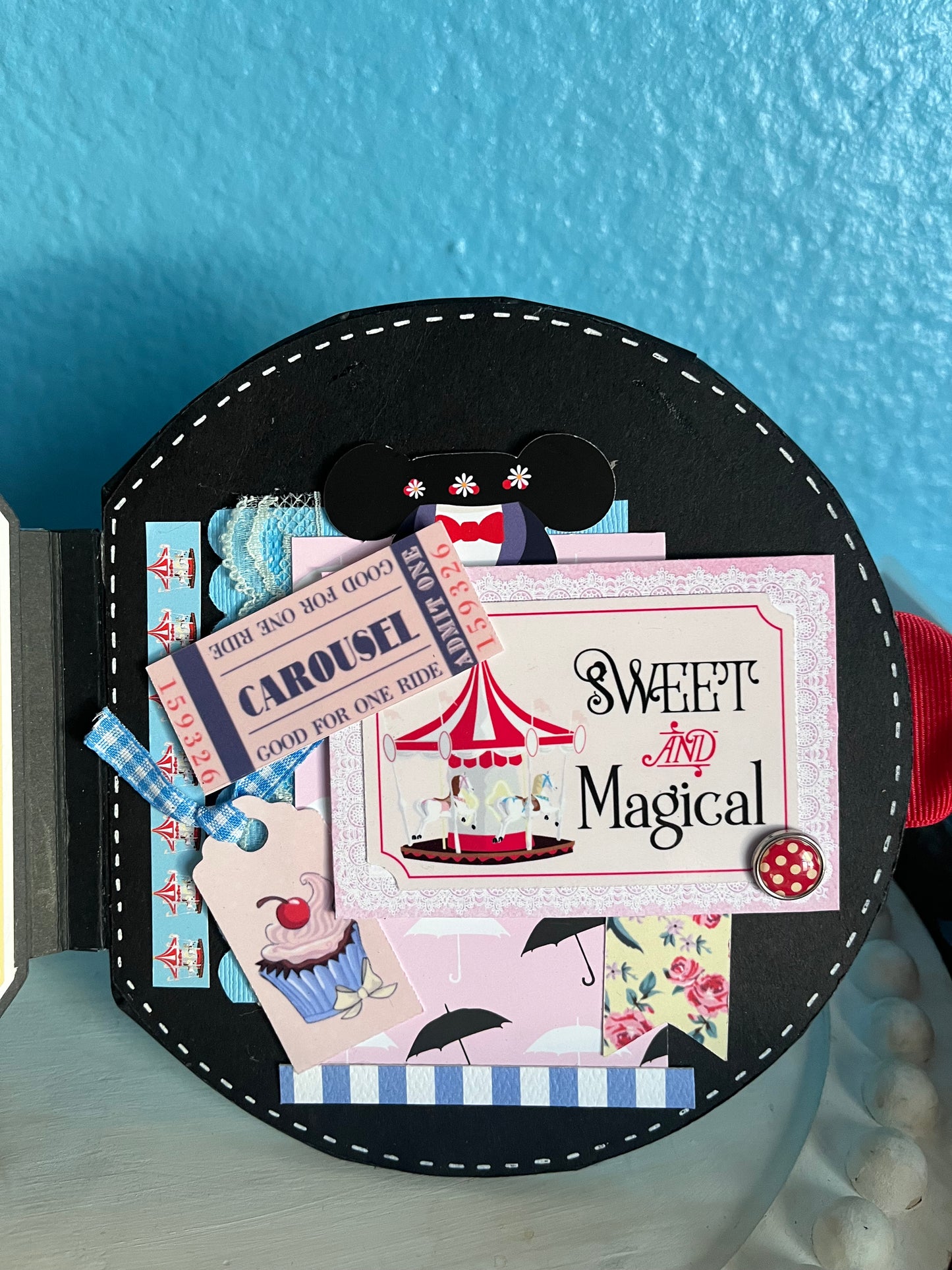 Practically Perfect - Hat Box and Mini Scrapbook Tutorial