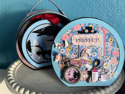 Practically Perfect - Hat Box and Mini Scrapbook Tutorial