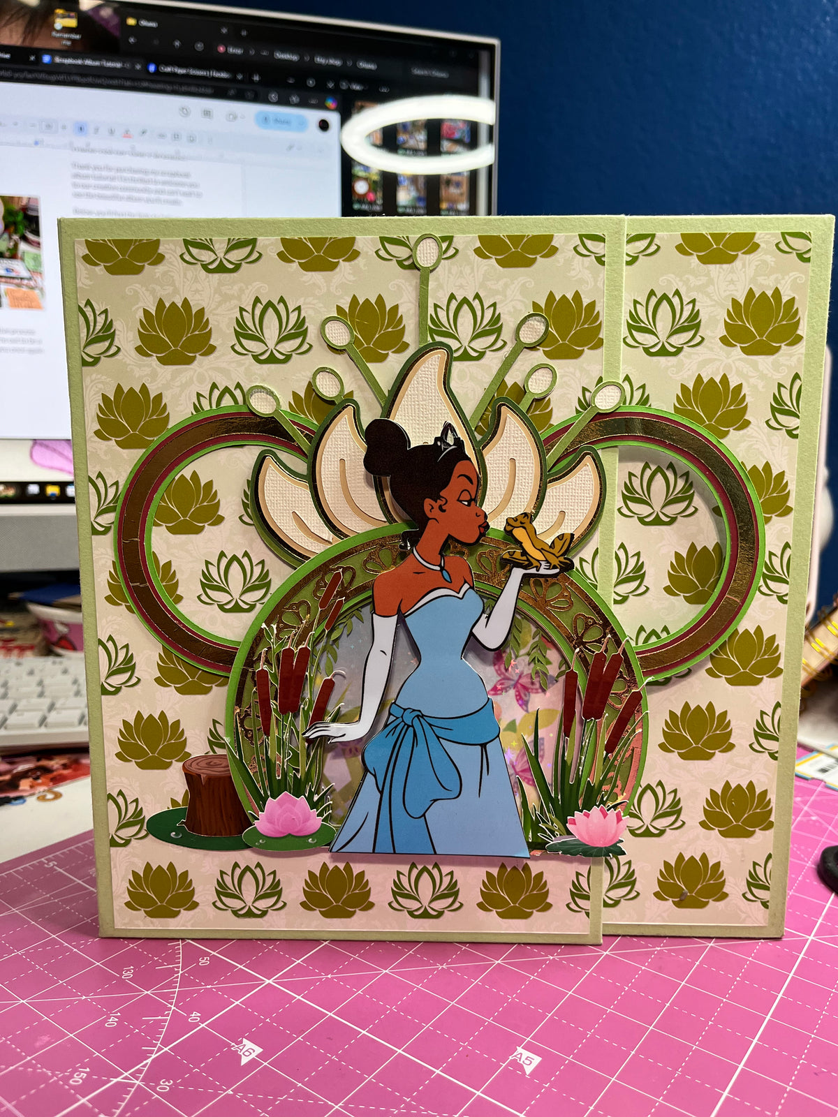 Tiana’s journey of dreams - scrapbook Tutorial