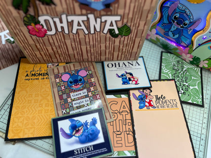 Ohana scrapbook and Box - Tutorial