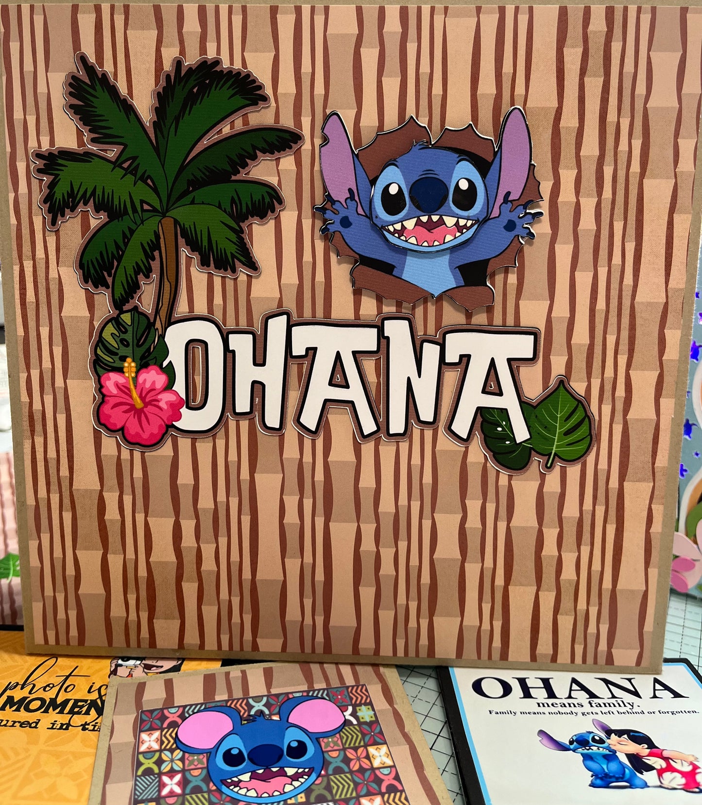 Ohana scrapbook and Box - Tutorial