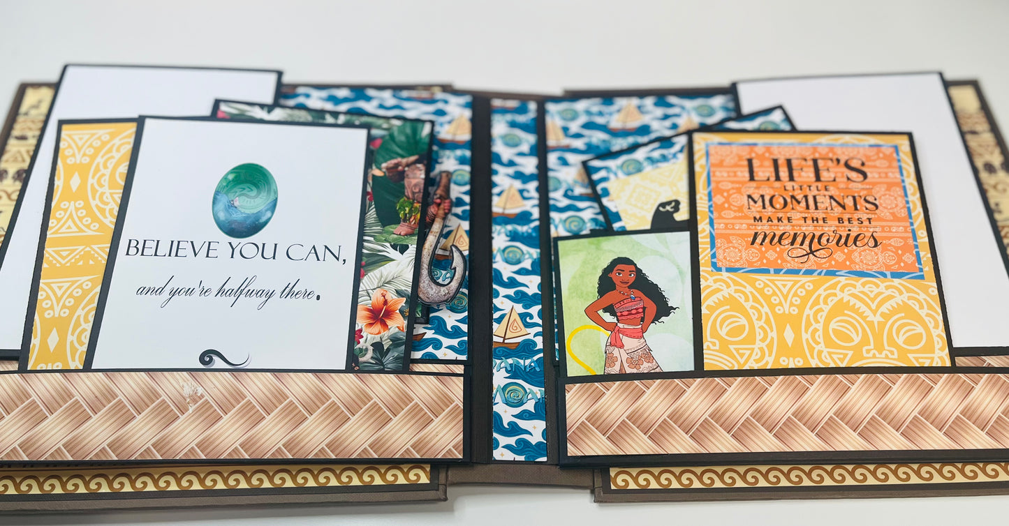 Where the Sky Meets the Sea – Scrapbook Album Tutorial
