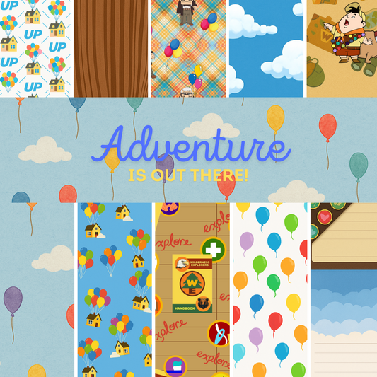 Adventure Is Out There – Digital Paper Pack