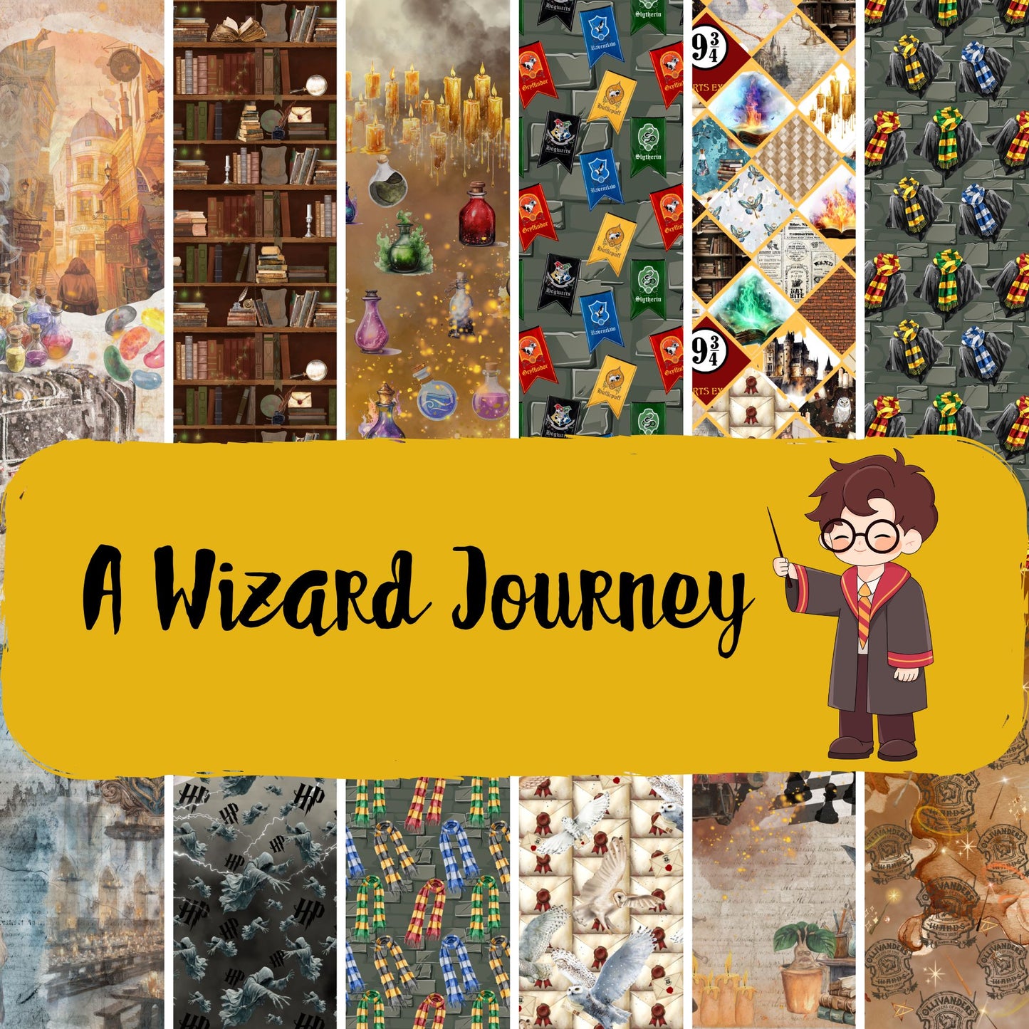 A Wizard Journey - Digital Paper