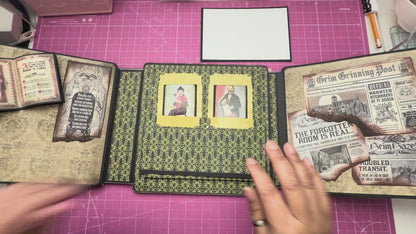 Haunted Mansion Scrapbook Album Tutorial