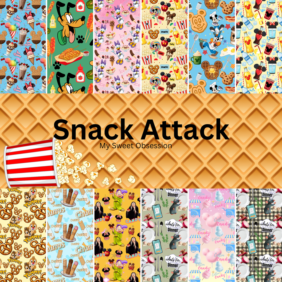 SNACK ATTACK — PAPER PACK 1
